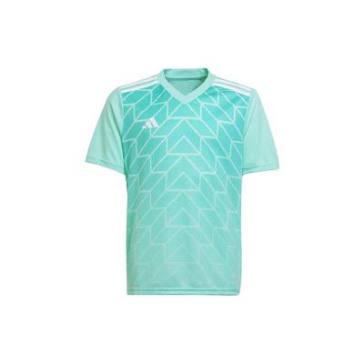 Team Icon 23 Geometric Pattern Print V-Neck Short Sleeve Soccer Jersey Men Tops Green IC1252