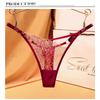 Seduction Hot Fashion Thong Nightclub Style Waist Hollow Seiko Embroidered Adjustable Belt Women's Large Size Panties