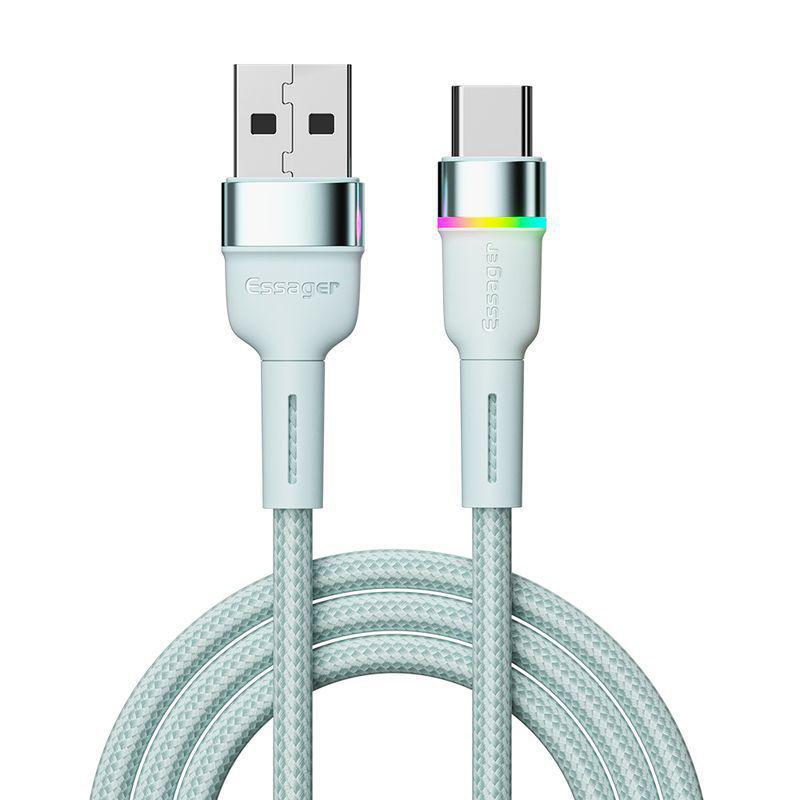 ESSAGER RGB Fast Charging Cable for Huawei, Samsung, Xiaomi.