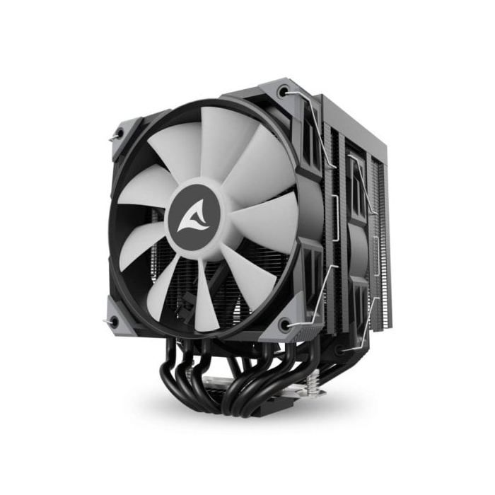 Sharkoon A60 RGB Black Silent Air Cooler for PC - Efficient Cooling