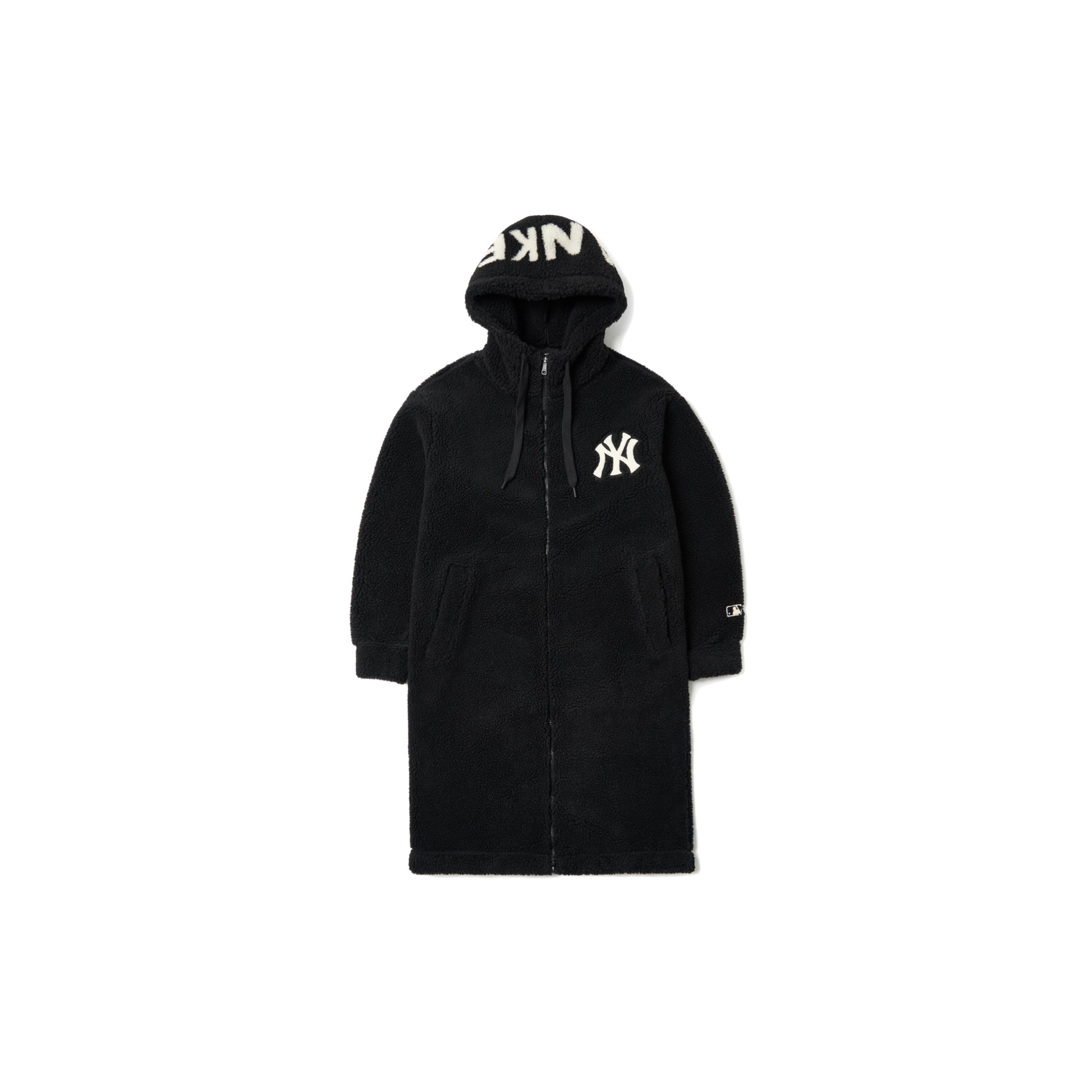 MLB New York Yankees Velvet Jackets Unisex Black Hooded Moderate 3AJPF2816-50BKS M