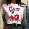 Sweet Strawberry Cherry Casual T-Shirts Gothic Tee Shirt Harajuku 90s Tshirt Wounisex Summer Tops Streetwear Clothes