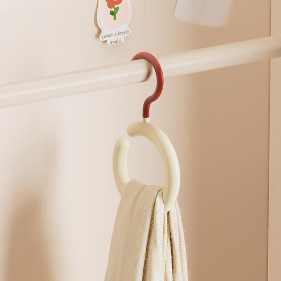 1/2/3Pcs Scarf Storage Hanger Heavy Duty Space-Saving Multi-purpose Hat Waist Belt Wallet Tie Clothes Storage Hook Closet Organizer
