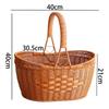Imitation Rattan Ingot Hand Basket