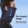 Elasticated Hanging Ear Riding Balaclava Cool Face Scarf Outdoor Cycling Breathable Lce Silk Bandana Face Balaclava Scarf