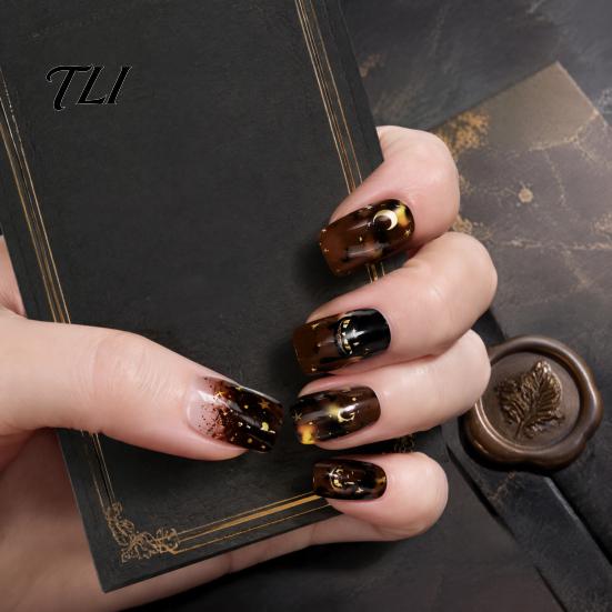 No Bake Nail Decals Halloween Glow-in-the-Dark Stickers, Gothic Spider Web Ghost Manicure Easy Use Stickers Decoration Decals, Art Accessories