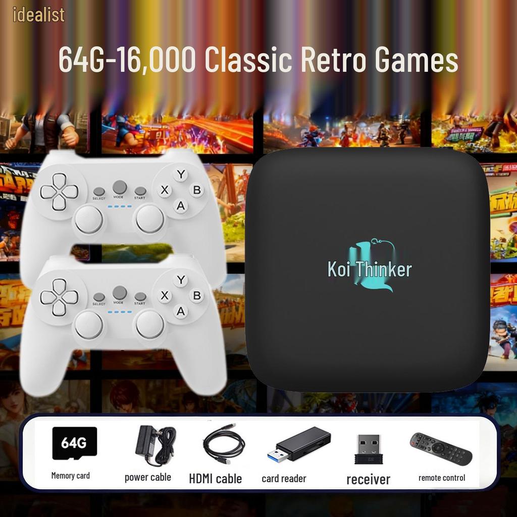 2025 Dual-System Retro Game Console with Dual Controllers – Supports PSP and 3A Cloud Games