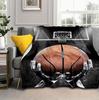 Athlete Throwing Basketball Pattern Thin Blanket Bed Travel Camping Living Room Office Couch Chair Bed Digital Printing Blanket