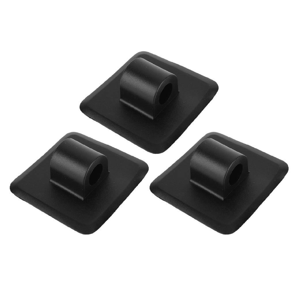 3Pcs Boat Motor Bracket Buckle PVC Fixed Motor Stand Rope Holder Accessory for Yacht Grey