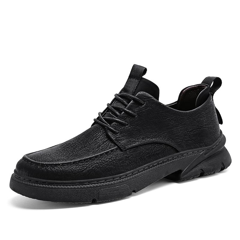 Fashion Classic Brand Men's Genuine Leather Casual Shoes Massage Soles Hiking Shoes Men's High-quality Sports Shoes Free Delivery