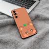 Cute-A-N-I-T-E-E-Z Black Soft Silicone Phone Case for Samsung Galaxy A73, A71, A72, A70, A53, A52, A51
