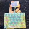 Cartoon 26-Keycap Keychain Toys 26-Key Keyboard Clicker Keychain Stress Releasing Toys Bag Charm Keyboard Keychain