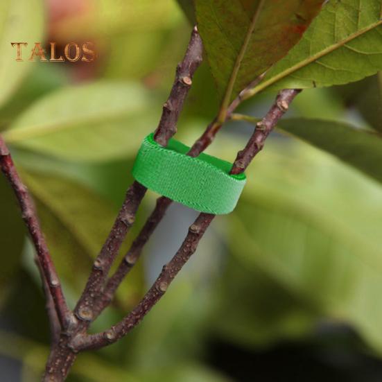 1 rolka zielonych pasków do roślin Ekologiczna dwustronna taśma ogrodowa wielokrotnego użytku Trwały pasek podtrzymujący do roślin pnących