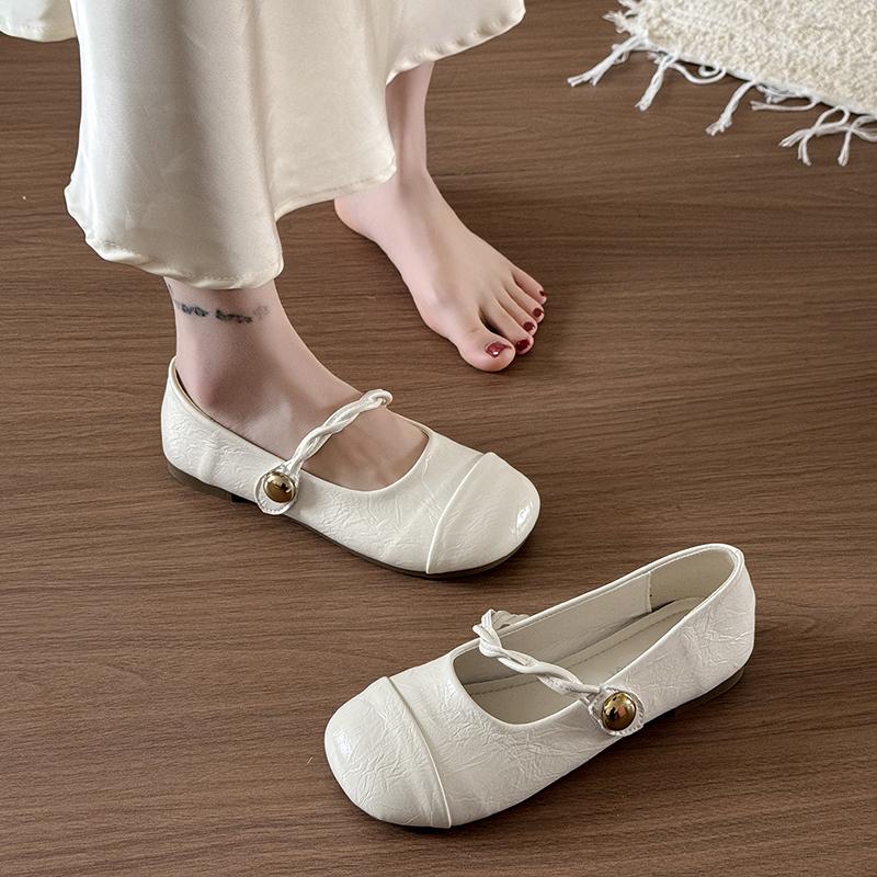 Fashion Soft Shoes Woman 2025 Elegant Shallow Mouth Female Footwear New Summer Moccasin Dress Flat Mary Janes Shoes Woman Flats Shallow
