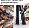 Portable Electric Fish Scaler Remover Cordless Fish Scale Scraper Peeler Professional Fish Cleaning Tool for Home Commercial