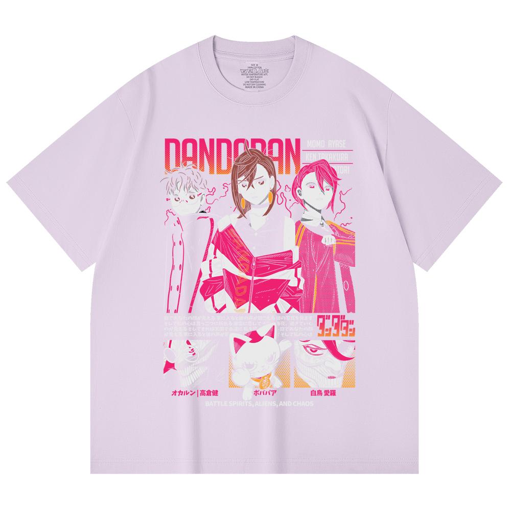 230 Gsm 100% Cotton Dandadan V14 Print Unisex Heavy Cotton T Shirt