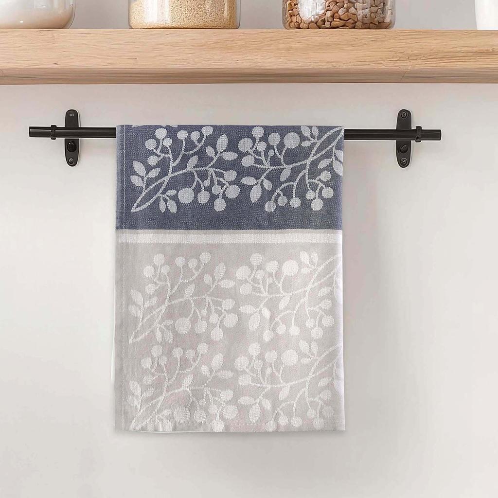 Cotton kitchen cloth 50x70 kitchen towel PEARL blue