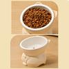 Ceramic Cat Bowl Slanted Mouth Dog Food Feeding Basin Non-Slip Pet High Foot Protection Cervical Spine Pet Drink Water Bowl