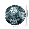 1PC Abstract Leaf Patterns Starburst Soccer Ball Size 5 Football Machine Sewn Indoor/Outdoor Universal Football A37