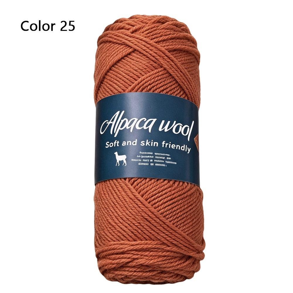

1Roll Handicraft Alpaca Wool Yarn Soft Warm Coarse Yarn DIY 100g Knitting Crocheting Yarn