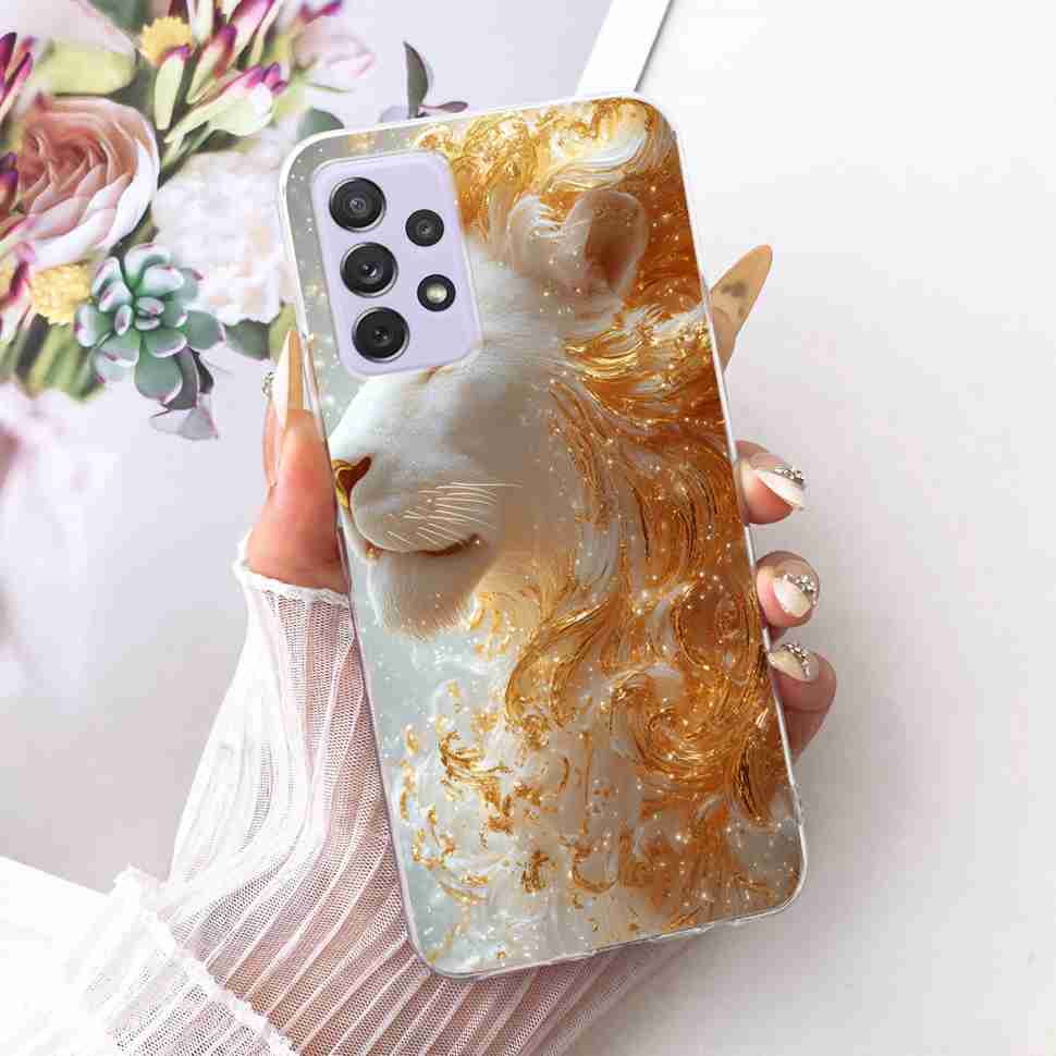 Für Samsung A72 Hülle SM-A725F Fundas Weiches Silikon Luxuriöse Bemalte Abdeckung Hüllen Für Samsung Galaxy A72 Gehäuse Bumper