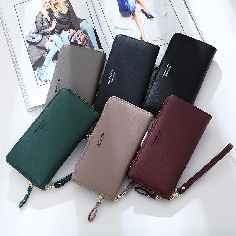Ladies' Long Solid Color Wallet & Coin Purse - Summer 2023 Edition