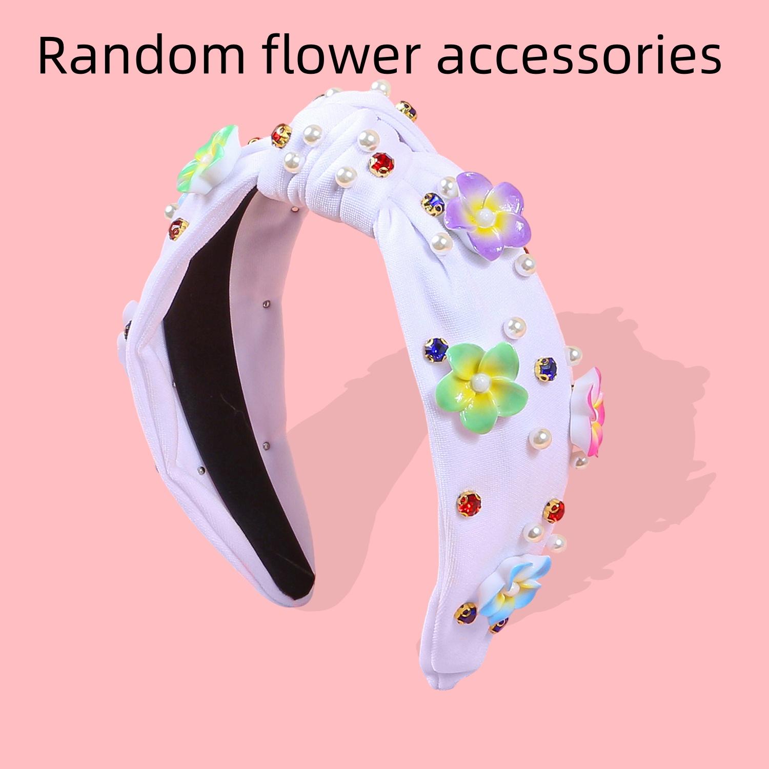 

Модные хрустальные повязки на голову с цветами для женщин и девочек, жемчужные повязки для волос, праздничные повязки для вечеринок, женские аксессуары для волос