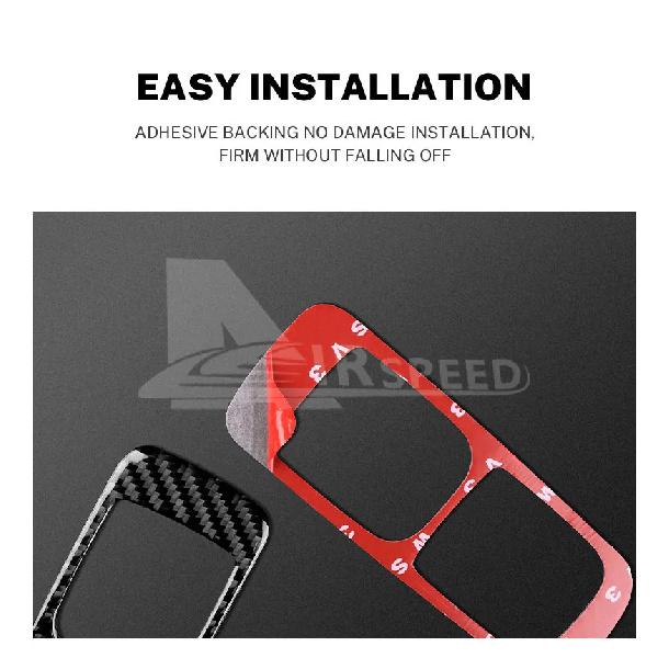 Real Soft Carbon Fiber Sticker For Porsche Cayenne 2003 2004 2005 2006 2007 2008 2009 2010 Window Lifting Button Frame Panel