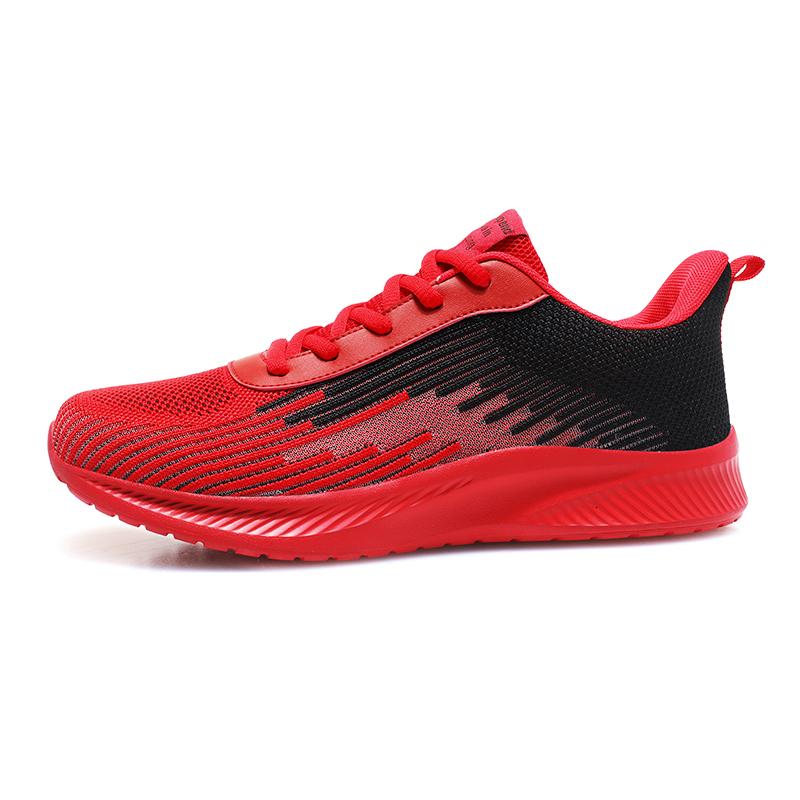 Male Sneakers 2025 New Mesh Thick Sole Lace Up Casual Outdoor Anti Slip Comfortable Soft Sole Breathable Running Shoes for Men