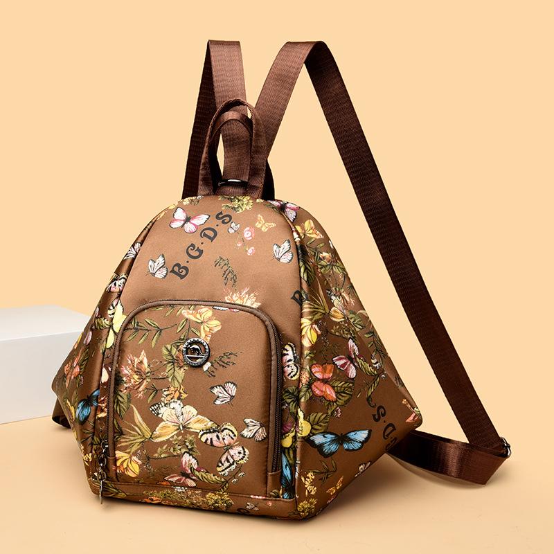 Compact Waterproof Backpack for Women with Multi-functional Printed Design and A Single Shoulder Strap.