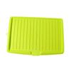 Plastic Dish Drainer Board Multipurpose Rectangular Design Space Saving Kitchen Draining Board Tray for Cutlery Fruits and Vegetables