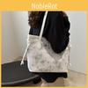 Stylish College Student Shoulder Bag Large Capacity Pu Tote Bag For Women Trendy Street Fashion