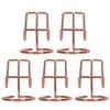 5PCS Cute Metal Cell Phone Stand Stable Ergonomic Perspective Portable Cell Phone Stand for Desk 