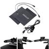 Adjustable Temperature USB Heated Gloves for Motorcycle Waterproof Fast Heating Anti Slip Grip Winter Hand Warmers 2pcs