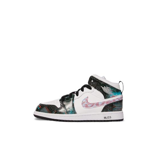 

Air Jordan 1 Mid SE PS Take Flight Мид-топ Белый Красный Синий BQ6932-114 EU 35 багровый/белый