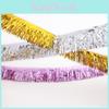 Bright And Shiny Rain Silk Tassels For Event Decoration Perfect For Weddings Parties And Holidays In Gold Pink Blue And Green Colors