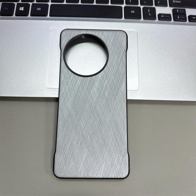 Applicable To OnePlus ACE6 Gold Silk Plain Leather Borderless Mobile Phone Case OnePlus 15 Magnetic Suction 1 + 15R Protective Case