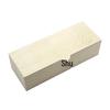Multi-Compartment Wooden Tea and Gift Box with Four Sections for Storage.