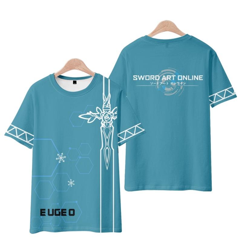 Sword Art Online AnimeT-Shirts Men Women Tee Shirt Short SleeveT Shirt Plus Size Tops