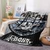 Las Vegas Raiders Print Flannel Blanket, High quality Comfortable for All Seasons, Home Decor, Warmth and Comfort, Perfect for Christmas Gifts