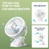 Clip-on Small Fan, Student Dormitory Bed, Night Light, Clip Fan, Office Desktop, USB Charging, Handheld Ceiling Fan