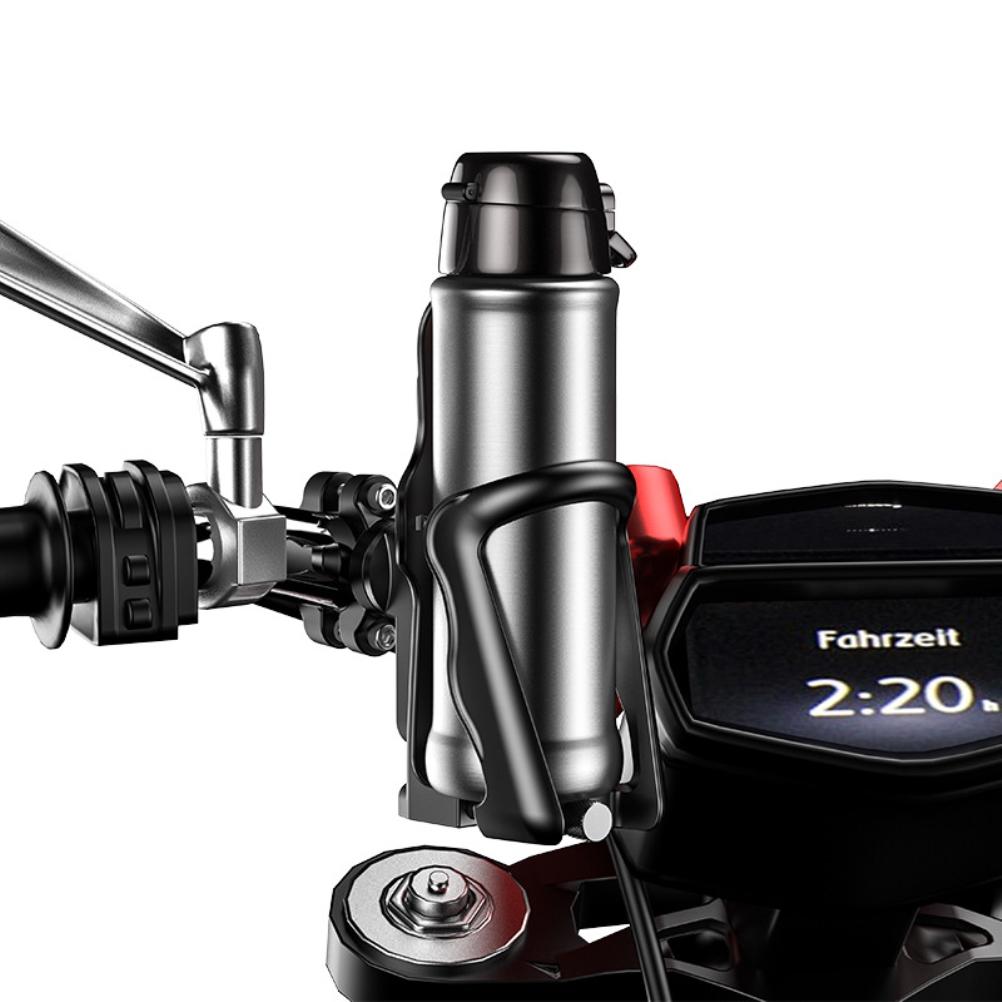 Bicycle Bottle Holder 360 Degree Rotating Water Bottle Cages for Bikes Adjustable Bicycle Bottle Holder with Adapter