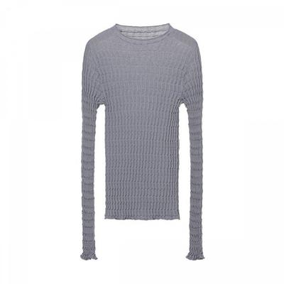 Textured Slim Knit Top Kk6sp3160 12