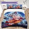 Dragon Ball Super 3pcs Bedding Set, Duvet Cover with 2 Pillowcases, Digital Printed, No Insert, Gift -HYQ5