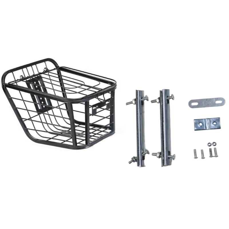 

Bicycles Basket Suitable for Mountain Bike Electric Bikes, Spacious Metal Trunk for Secure Item Carrying During Ride 1