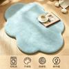 Weißer Kaninchen Plüsch Wolken Teppich Mädchen Schlafzimmer Nachttisch Bodenmatte Wohnzimmer Spiegel Vorderseite Wollmatte Ankleidezimmer Erkerfenster Matte
