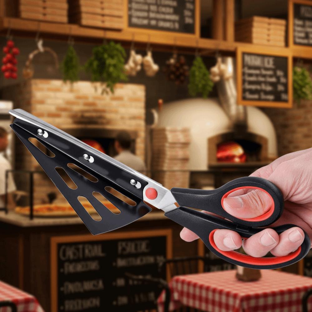 Stainless Steel Detachable Pizza Scissor 2 In 1 Scallion Scissor Creative Pizza Cutter Salad