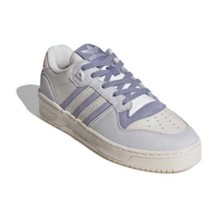 Adidas Originals Rivalry Low Simple Daily Low-Top Skate Shoes Women Sneakers White Purple IH0502
