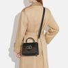 COACH Leather Shoulder Bag , Crossbody Bag , Handbag Small Women's Brown Black (Unisex) Handbags CF322 IMOSN