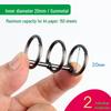 Six-Hole Metal Binder Rings - Multi-Hole Loose Leaf Binding Clip